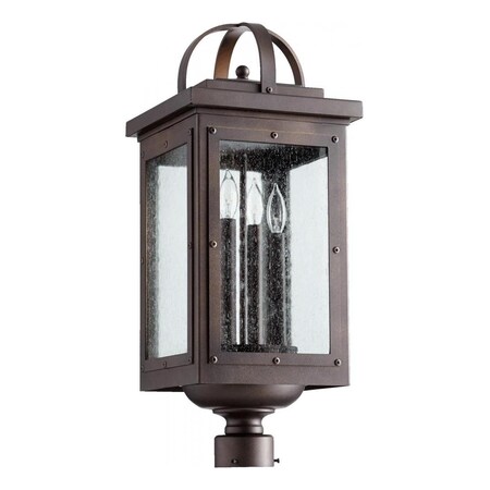 Quorum Riverdale 4Lt Post Oiled Bronze 759-4-86